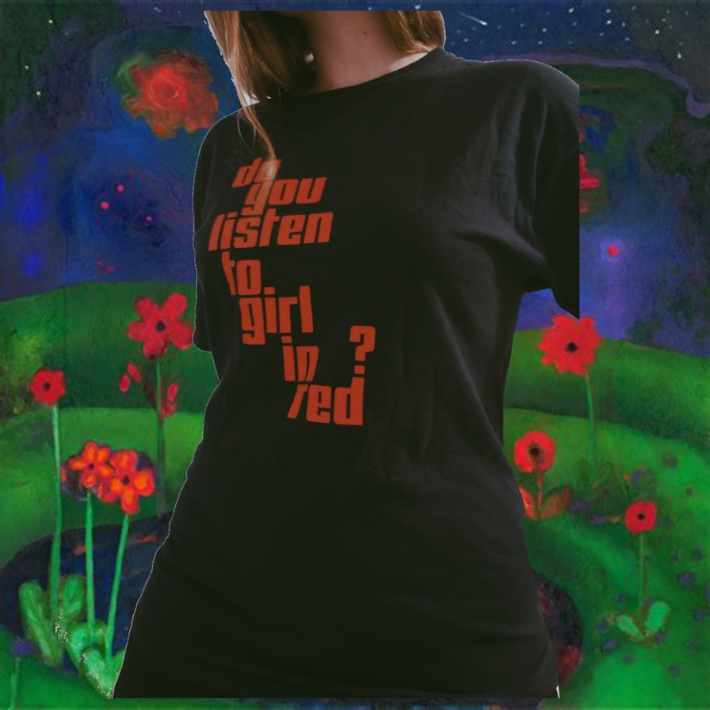 [SOLD] GIRL IN RED ♥️♥️ OFFICIAL MERCH tee